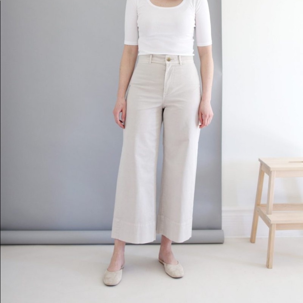 Everlane Wide-Leg Crop Chino - Picture 4 of 11